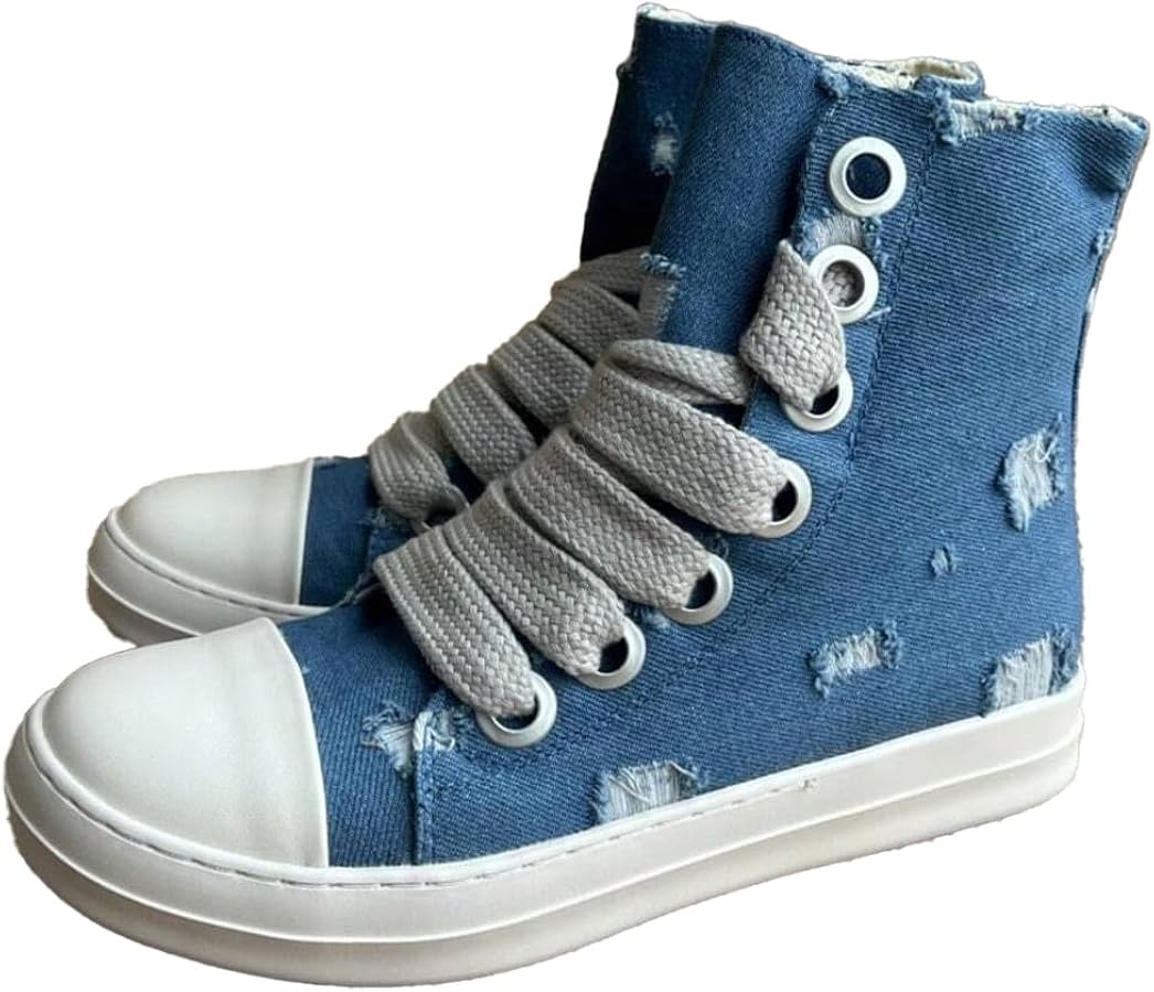 lv denim trainer luxury snowboard sneakers (copy)