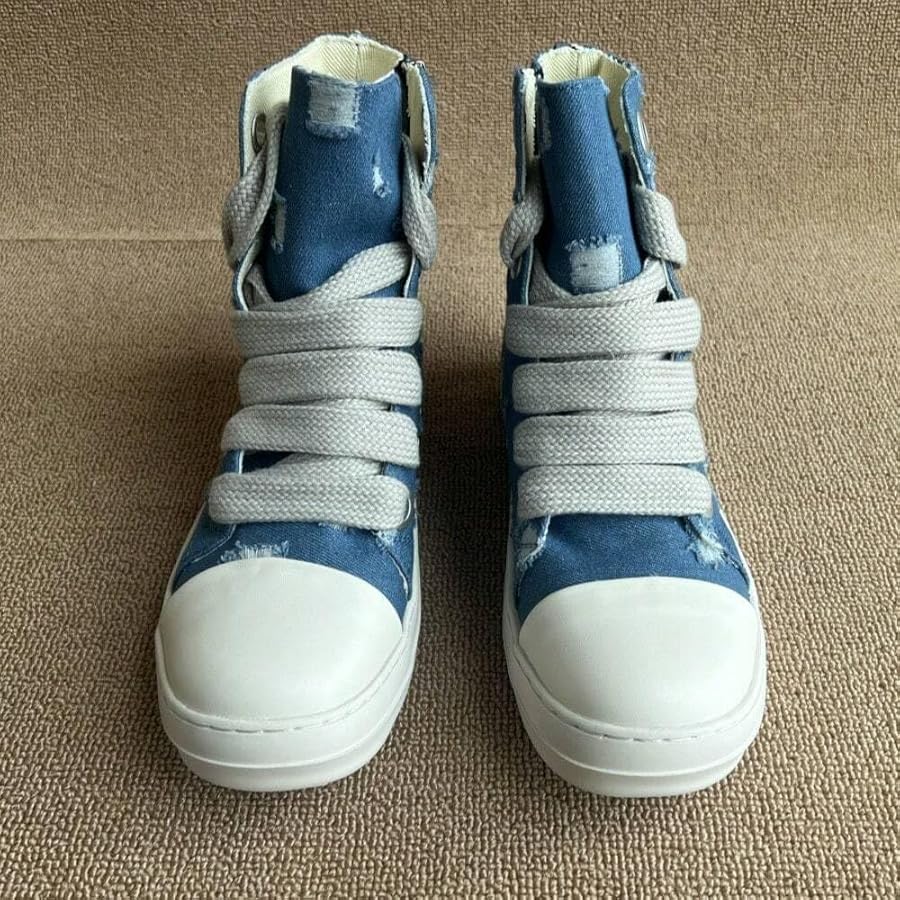 lv denim trainer luxury snowboard sneakers (copy)