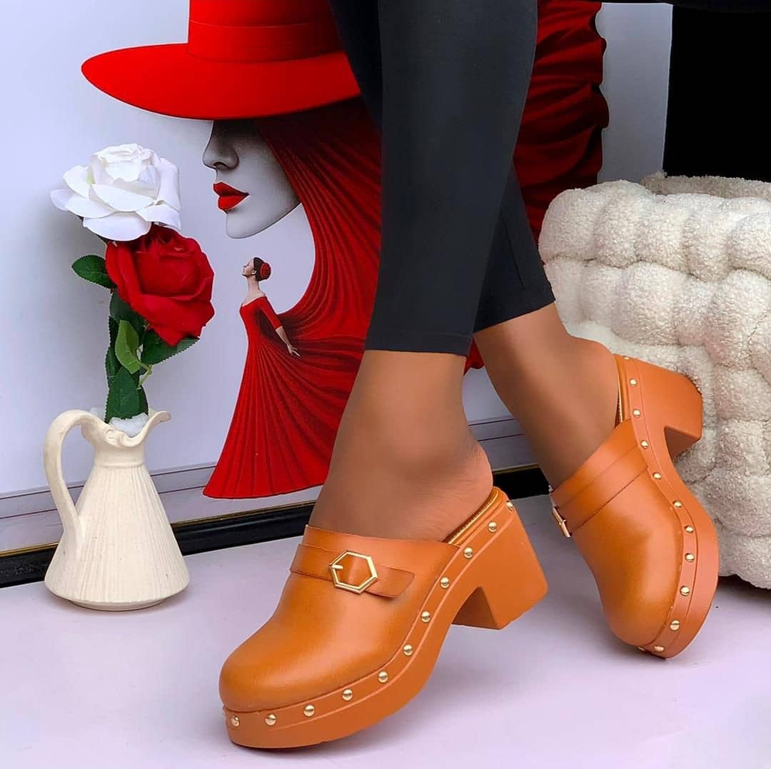 women's elegant satin mule heels shoes (copy)