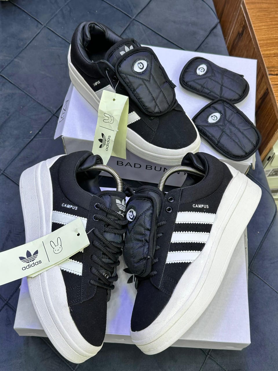 luxury black rhinestone chunky sneaker (copy)