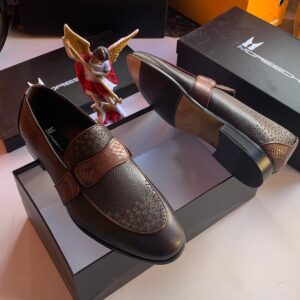 men's dress leather brogue loafers