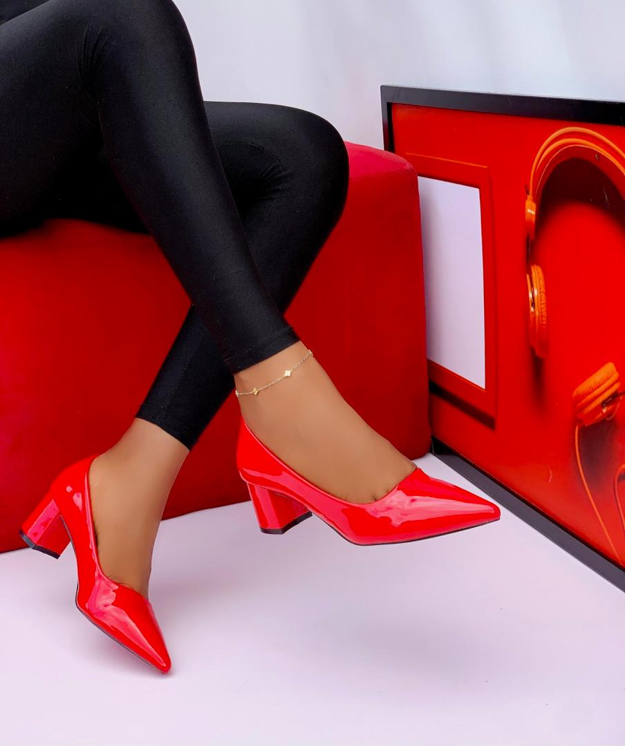 women's block heel pump shoes (copy)