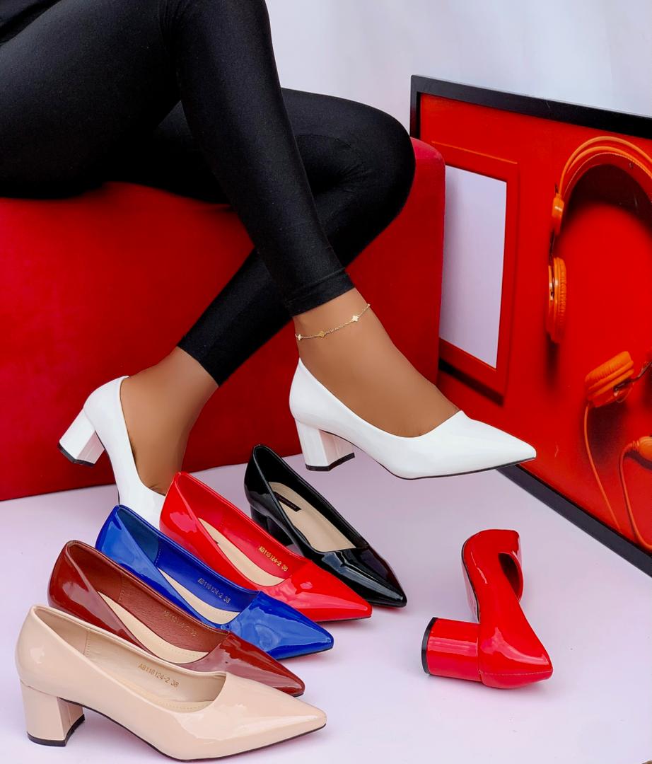 women's block heel pump shoes (copy)
