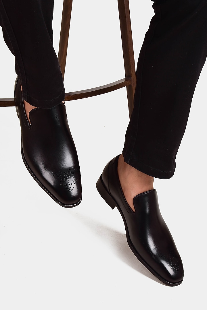 men's crocodile embossed leather loafers (copy)