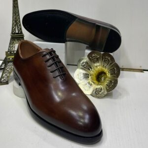 men's oxford leather laced shoes