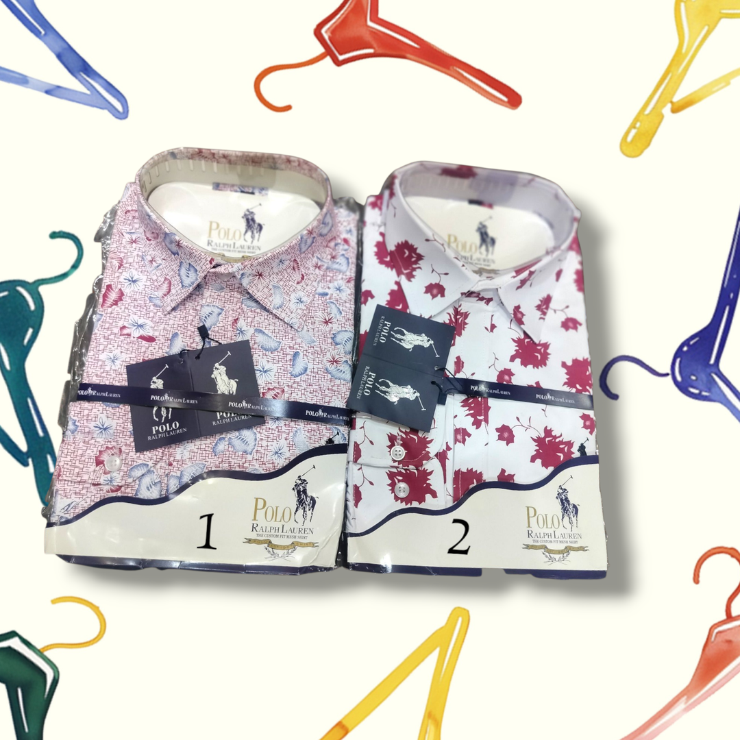 men's patterned casual collared shirts