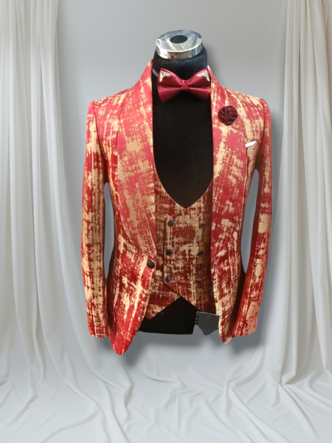 three piece dinner suit, tuxedo