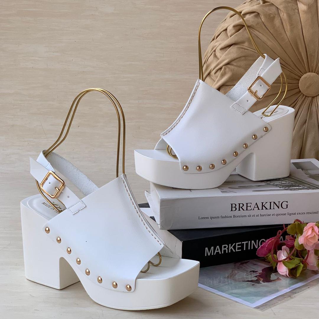 high platform leather wedge sandals (copy)