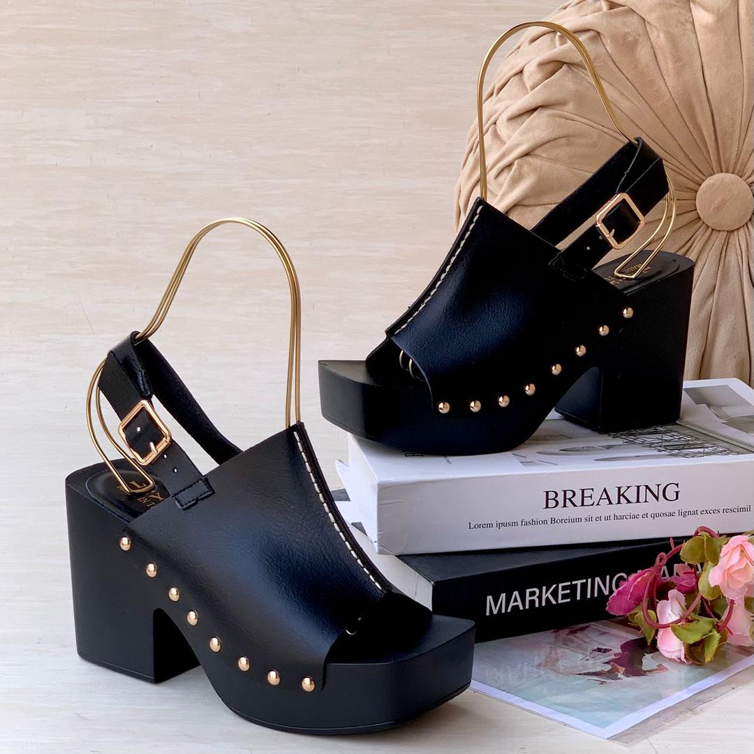 high platform leather wedge sandals (copy)