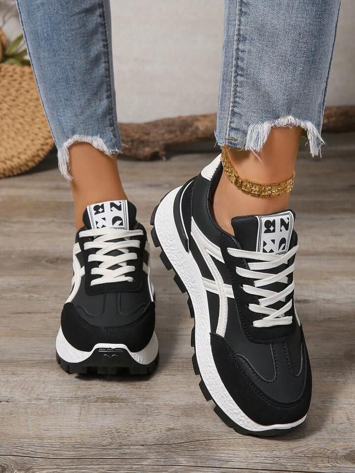 chunky platform breathable sneakers (copy)