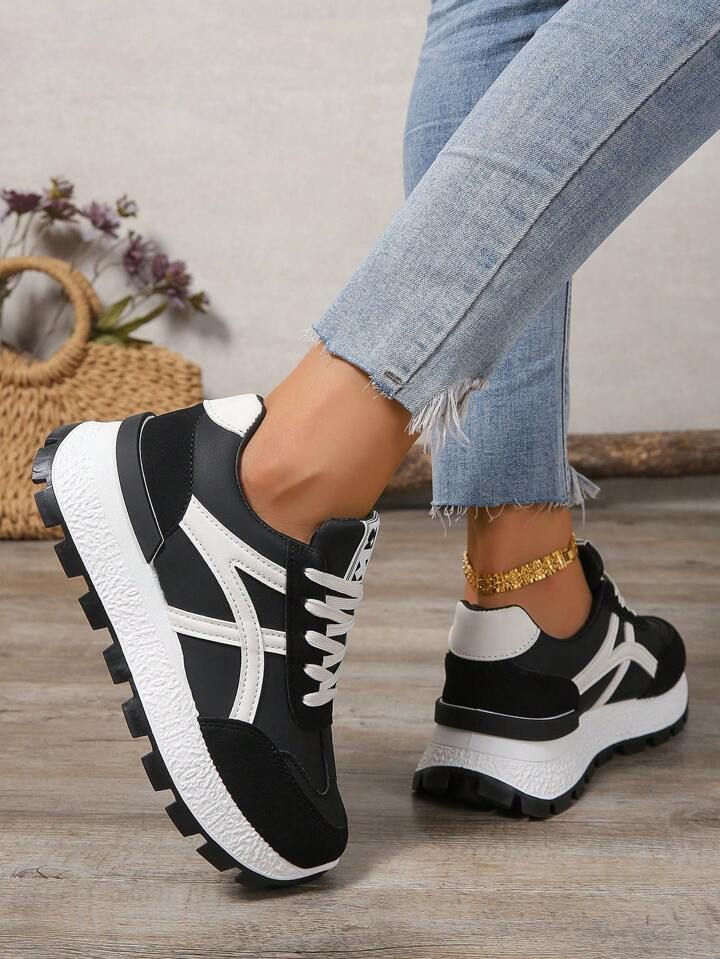 chunky platform breathable sneakers (copy)