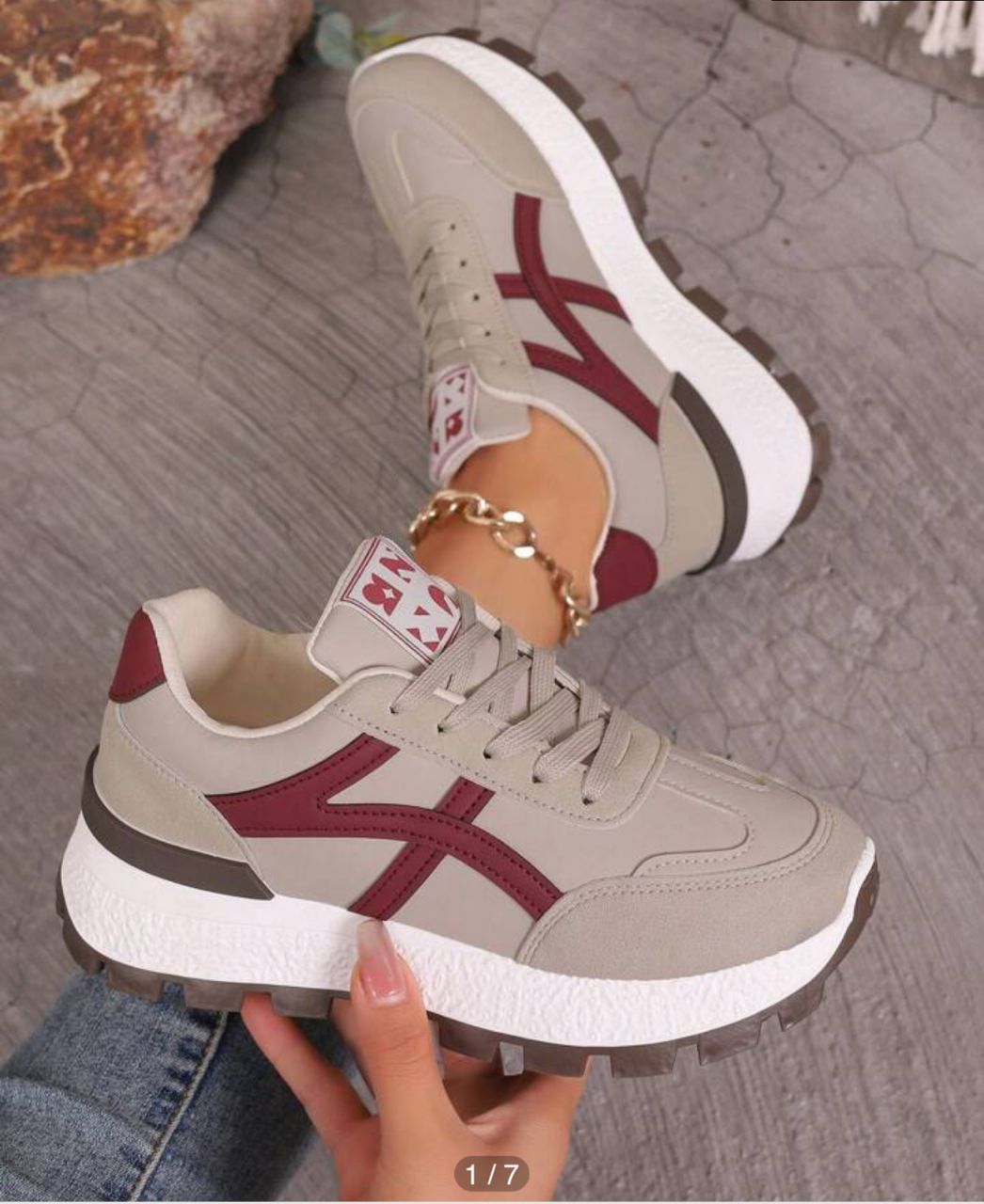 chunky platform breathable sneakers (copy)