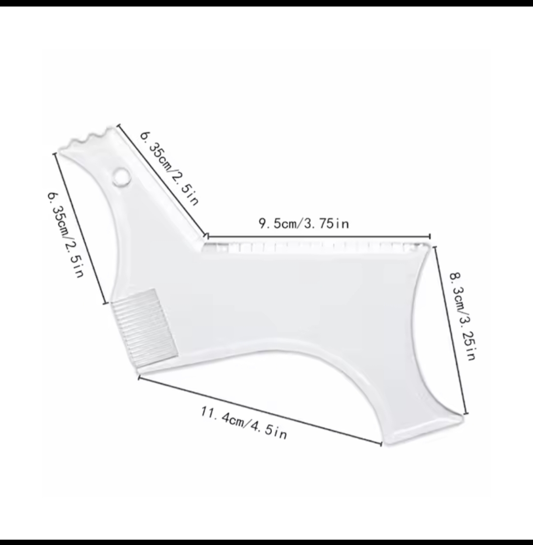 beard styling comb beard ruler beard styling tool styling comb