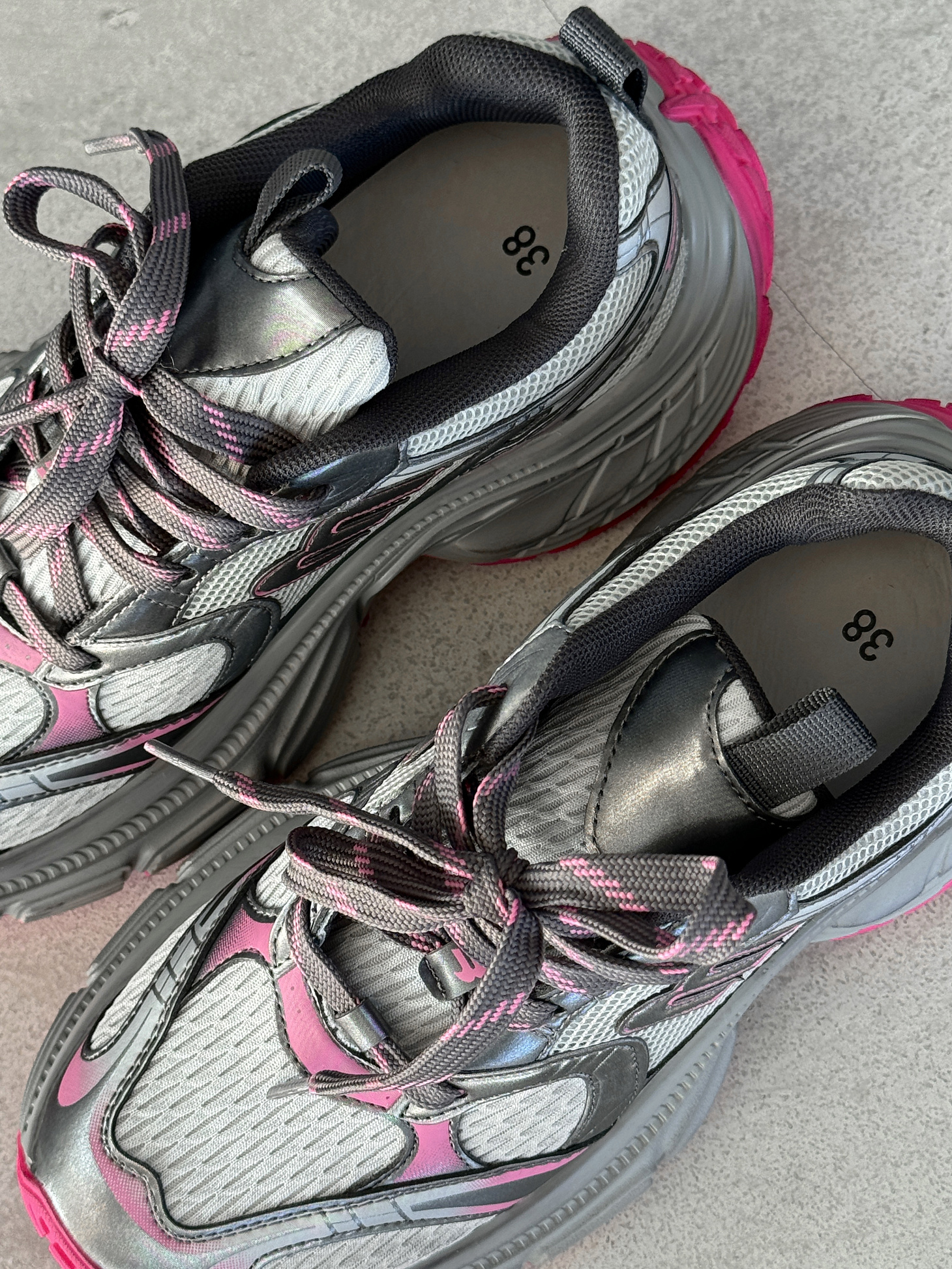 chunky futuristic retro breathable sneakers (copy)