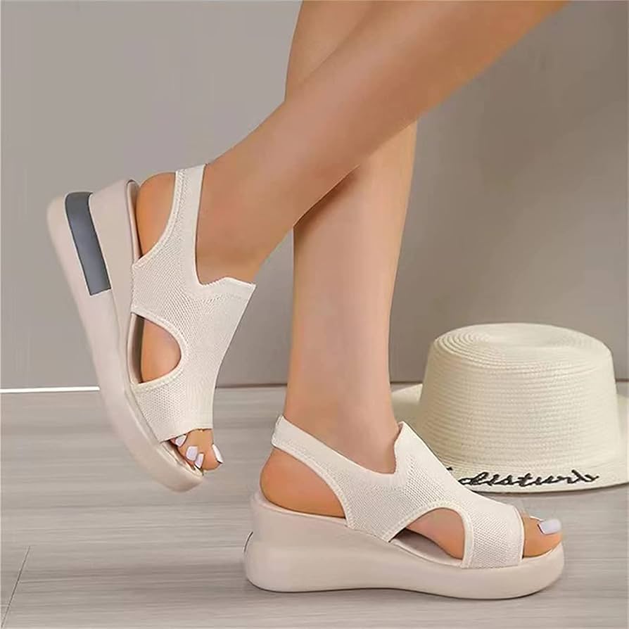 Women's Platform Wedge Sandals - Image 3